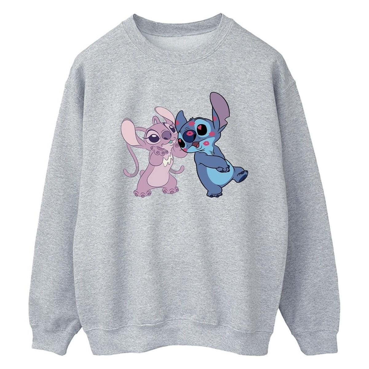 Vêtements Femme Sweats Disney Lilo & Stitch Kisses Gris