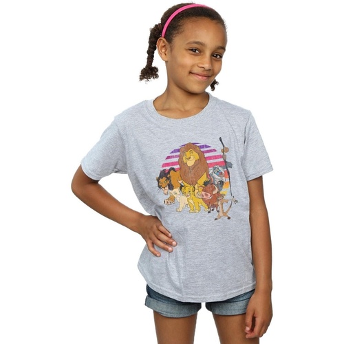 Vêtements Fille T-shirts manches longues Disney The Lion King Pride Family Gris