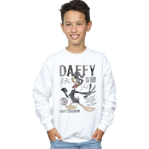Vêtements Garçon Sweats Dessins Animés Daffy Duck Concert Blanc