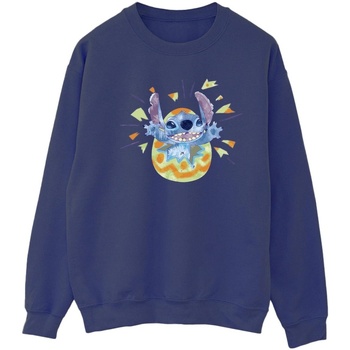 Vêtements Femme Sweats Disney Lilo & Stitch Cracking Egg Bleu