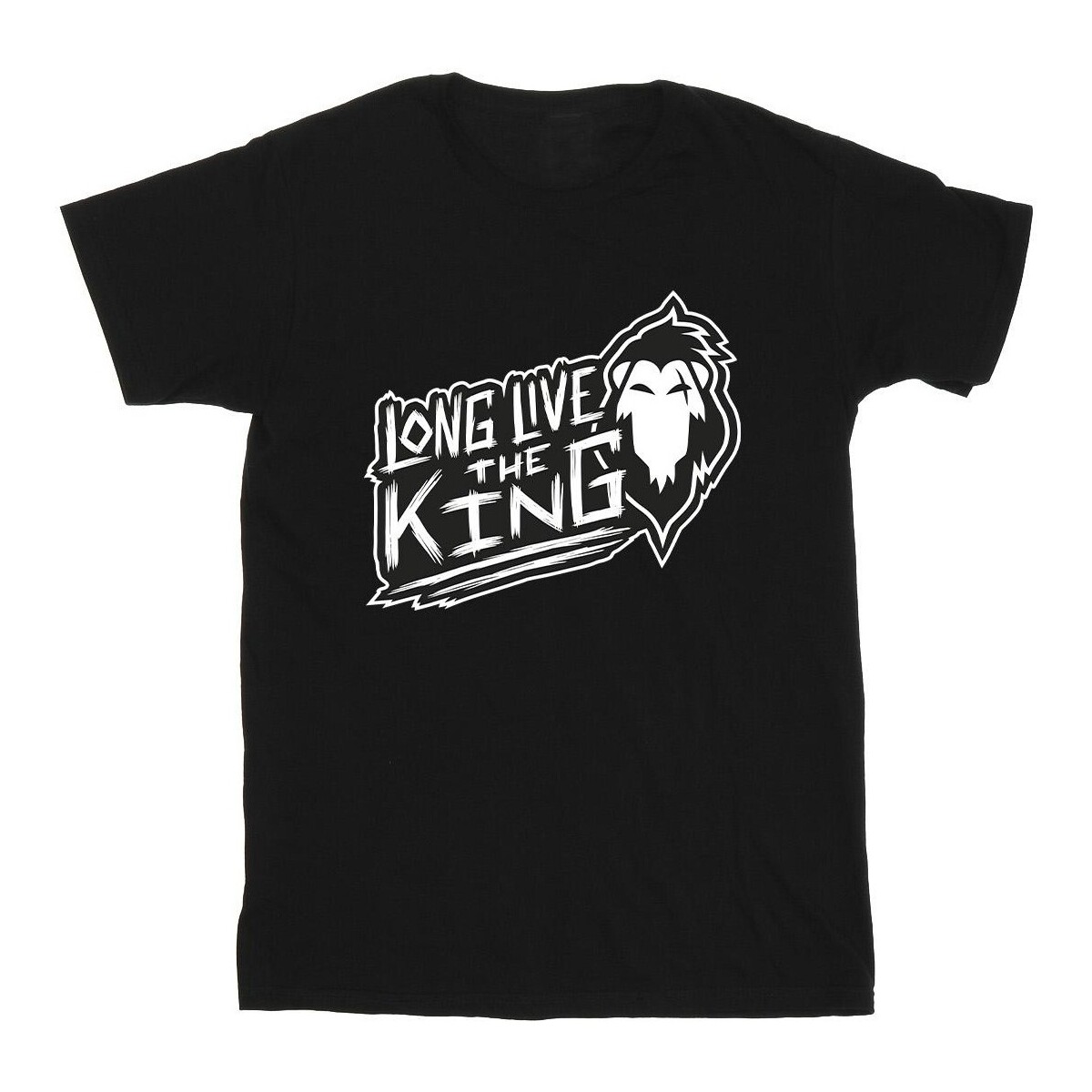 Vêtements Fille T-shirts manches longues Disney The Lion King The King Noir