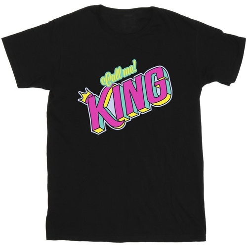 Vêtements Fille T-shirts manches longues Disney The Lion King Classic King Noir