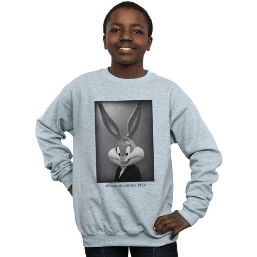 Vêtements Garçon Sweats Dessins Animés Bugs Bunny Yougottabekiddin Gris