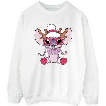 Vêtements Femme Sweats Disney Lilo & Stitch Angel Reindeer Blanc