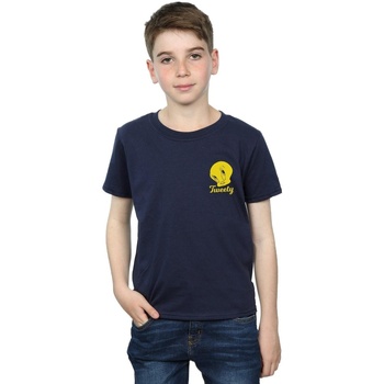 Vêtements Garçon T-shirts manches courtes Dessins Animés Tweety Pie Head Bleu