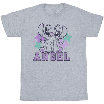 Vêtements Fille T-shirts manches longues Disney Lilo & Stitch Angel Gris