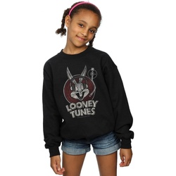 Vêtements Fille Sweats Dessins Animés Bugs Bunny Circle Logo Noir