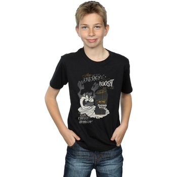 Vêtements Garçon T-shirts manches courtes Dessins Animés Taz Energy Boost Noir