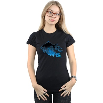 Vêtements Femme T-shirts manches longues Harry Potter Dementor Silhouette Noir