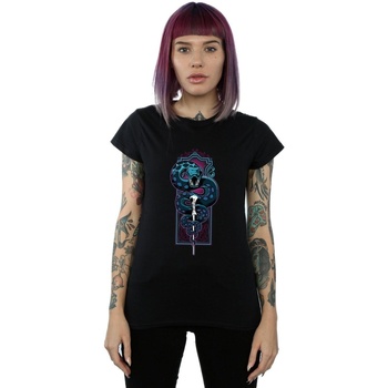 Vêtements Femme T-shirts manches longues Harry Potter Neon Nagini Noir