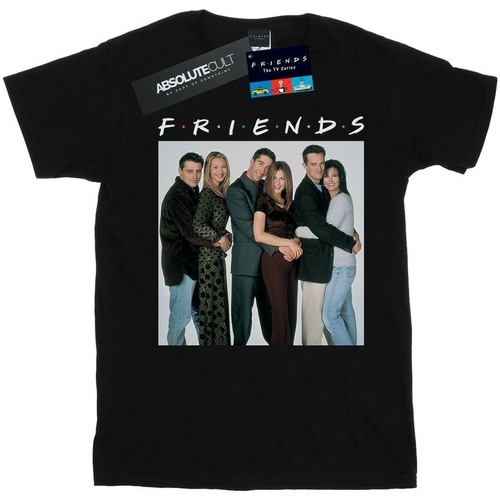 Vêtements Homme T-shirts manches longues Friends Woman t-shirt with frontal logo Noir