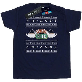Vêtements Homme T-shirts manches longues Friends Fair Isle Central Perk Bleu