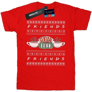 Vêtements Homme T-shirts manches longues Friends Fair Isle Central Perk Rouge