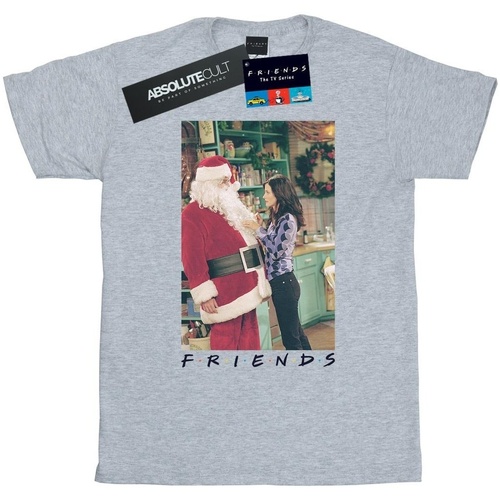 Vêtements Homme T-shirts manches longues Friends Chandler Claus Gris