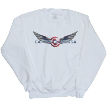Vêtements Homme Sweats Marvel Falcon And The Winter Soldier Captain America Logo Blanc