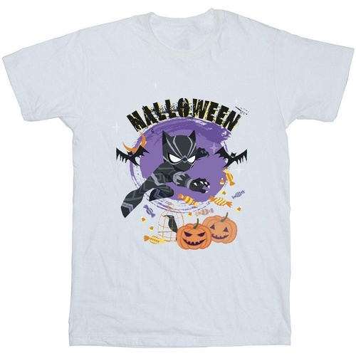 Vêtements Garçon T-shirts manches courtes Marvel Black Panther Halloween Blanc