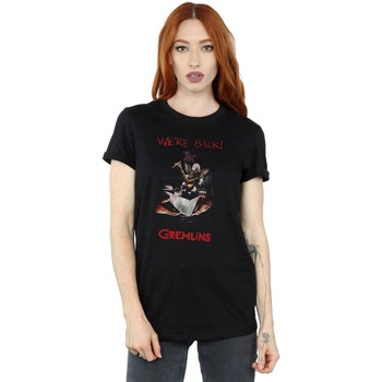 Vêtements Femme T-shirts Norse manches longues Gremlins Spike Distressed Poster Noir