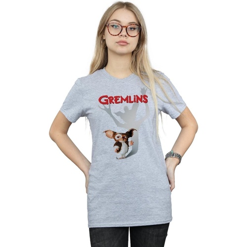 Vêtements Femme T-shirts manches longues Gremlins Gizmo Shadow Gris