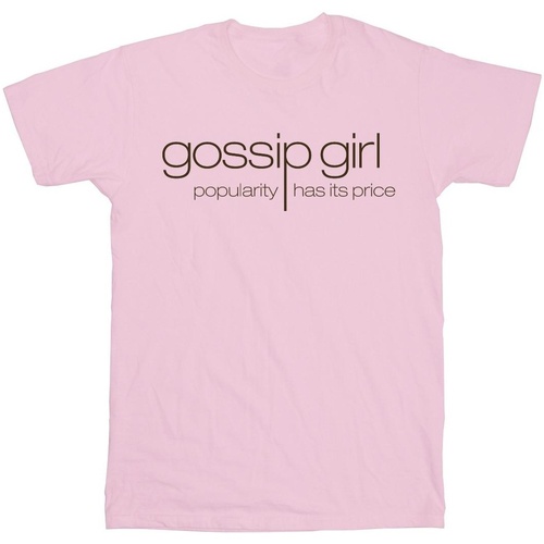 Vêtements Femme T-shirts manches longues Gossip Girl Classic Logo Rouge