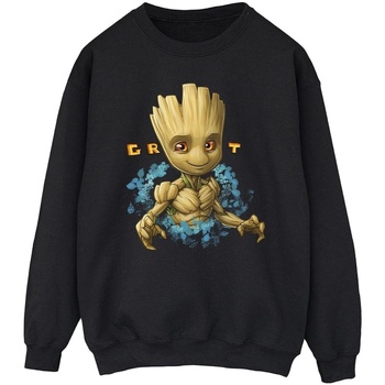 Vêtements Homme Sweats Guardians Of The Galaxy Groot Flowers Noir