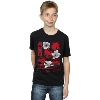 Vêtements Garçon T-shirts manches courtes Disney Mulan Movie Icons Noir