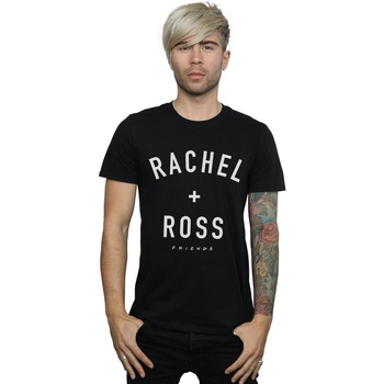 Vêtements Homme T-shirts manches longues Friends Rachel And Ross Text Noir