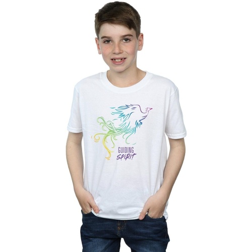 Vêtements Garçon T-shirts manches courtes Disney Mulan Movie Phoenix Guiding Spirit Blanc