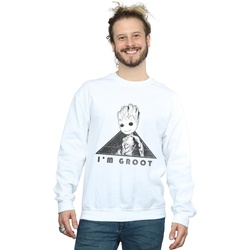 Vêtements Homme Sweats Marvel Guardians Of The Galaxy Vol. 2 Groot Mono Triangle Blanc