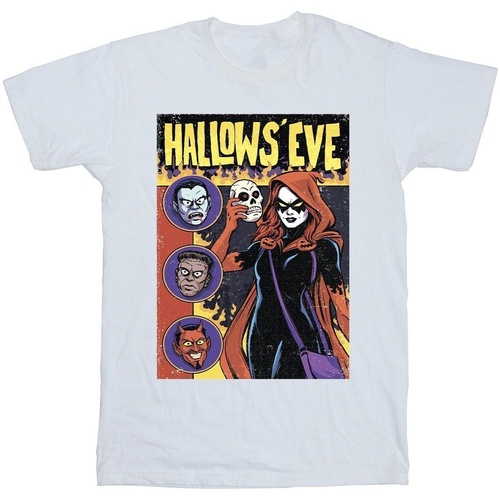 Vêtements Fille T-shirts manches longues Marvel Hallows Eve Comic Cover Blanc