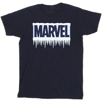 Vêtements Fille T-shirts manches longues Marvel Icicle Logo Bleu