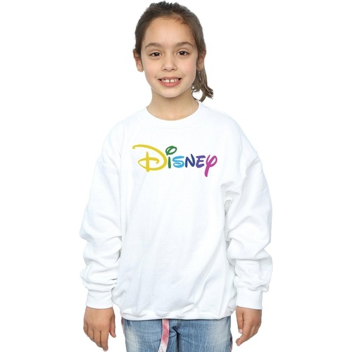 Vêtements Fille Sweats Disney Colour Logo Blanc