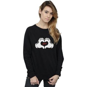 Vêtements Femme Sweats Disney Mickey Mouse Loves You Noir