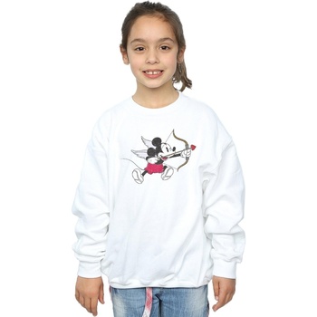 Vêtements Fille Sweats Disney Mickey Mouse Love Cherub Blanc
