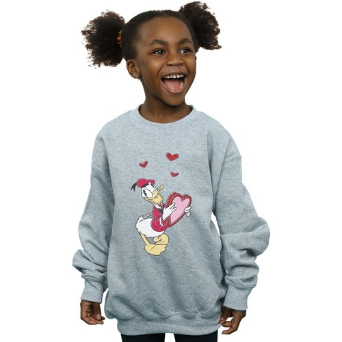 Vêtements Fille Sweats Disney Saint Laurent floral-print cotton shirt Gris