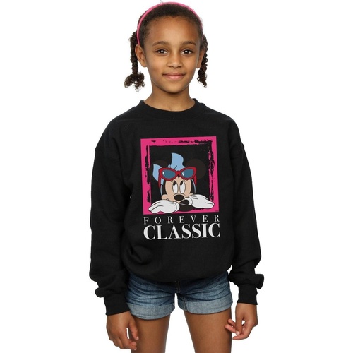 Vêtements Fille Sweats Disney Minnie Mouse Forever Classic Noir