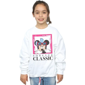 Vêtements Fille Sweats Disney Minnie Mouse Forever Classic Blanc