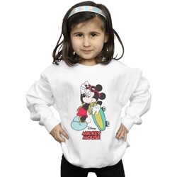 Vêtements Fille Sweats Disney Mickey Mouse Skate Dude Blanc