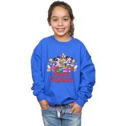 Vêtements Fille Sweats Disney Mickey Mouse And Friends Christmas Bleu