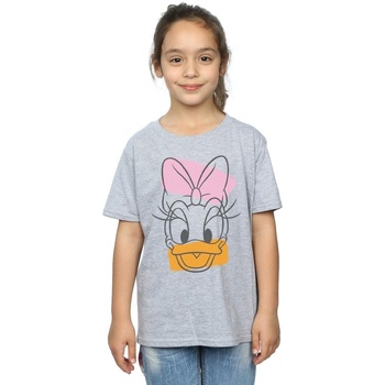 Vêtements Fille T-shirts manches longues Disney Daisy Duck Head Gris