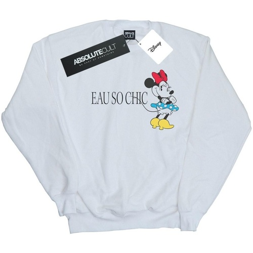 Vêtements Fille Sweats Disney Minnie Mouse Eau So Chic Blanc