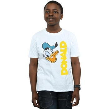 Vêtements Garçon T-shirts manches courtes Disney Donald Duck Greetings Blanc