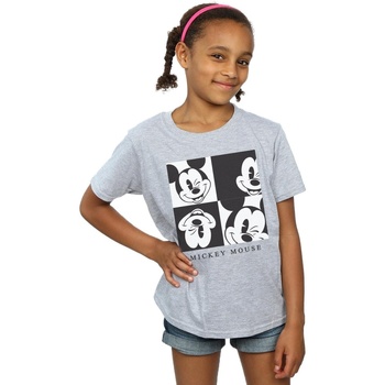 Vêtements Fille T-shirts manches longues Disney Mickey Mouse Wink Gris
