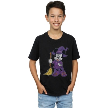 Vêtements Garçon T-shirts manches courtes Disney Minnie Mouse Witch Costume Noir