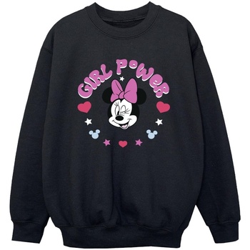 Vêtements Garçon Sweats Disney Minnie Mouse Girl Power Noir