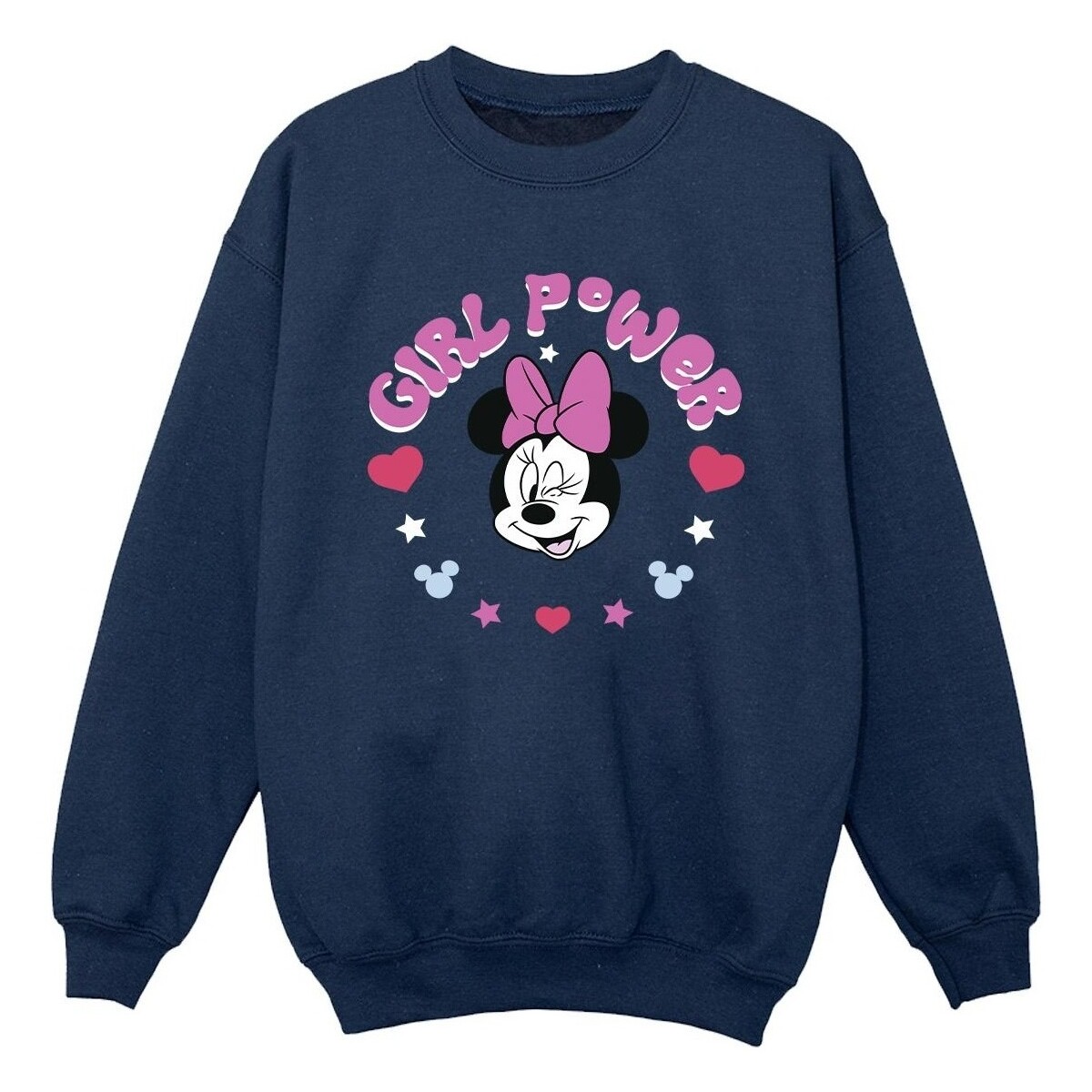 Vêtements Garçon Sweats Disney Minnie Mouse Girl Power Bleu
