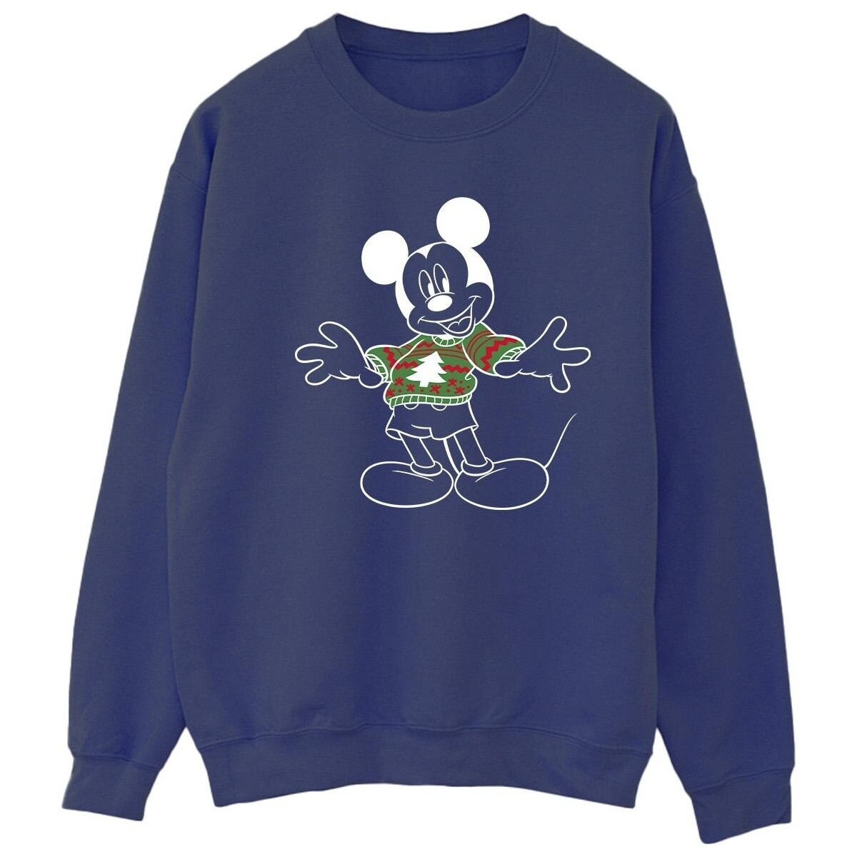 Vêtements Femme Sweats Disney Mickey Mouse Xmas Jumper Bleu
