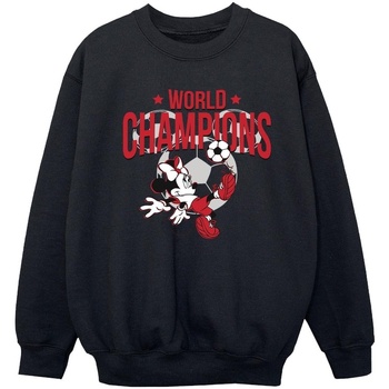 Vêtements Fille Sweats Disney Minnie Mouse World Champions Noir