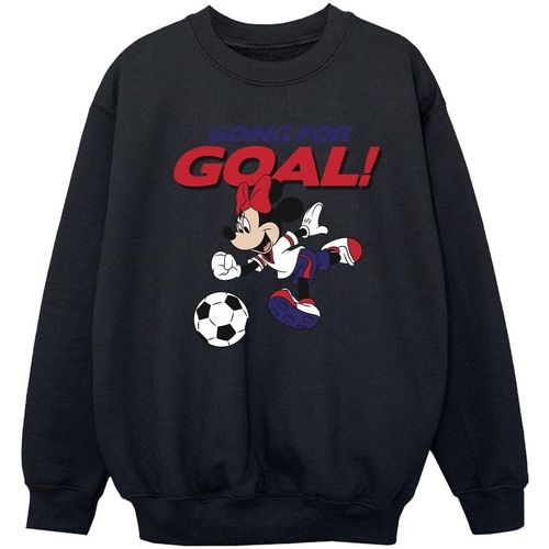 Vêtements Fille Sweats Disney Minnie Mouse Going For Goal Noir