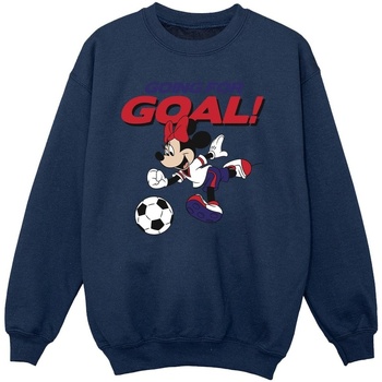 Vêtements Fille Sweats Disney Minnie Mouse Going For Goal Bleu