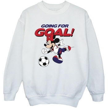 Vêtements Fille Sweats Disney Minnie Mouse Going For Goal Blanc